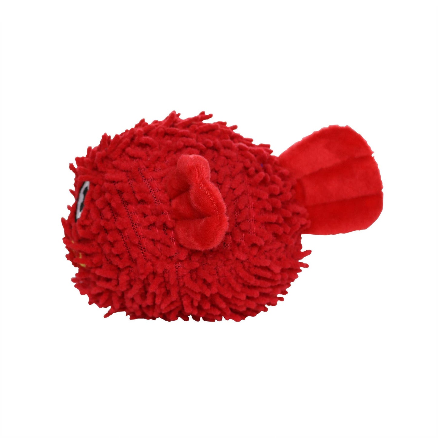 Mighty Jr Microfiber Ball Blowfish, Durable, Squeaky Dog Toy