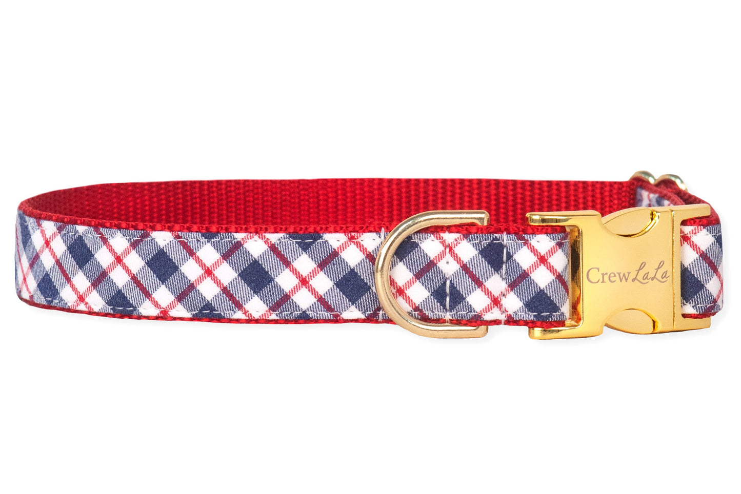 Palmetto Plaid Bow Tie Dog Collar