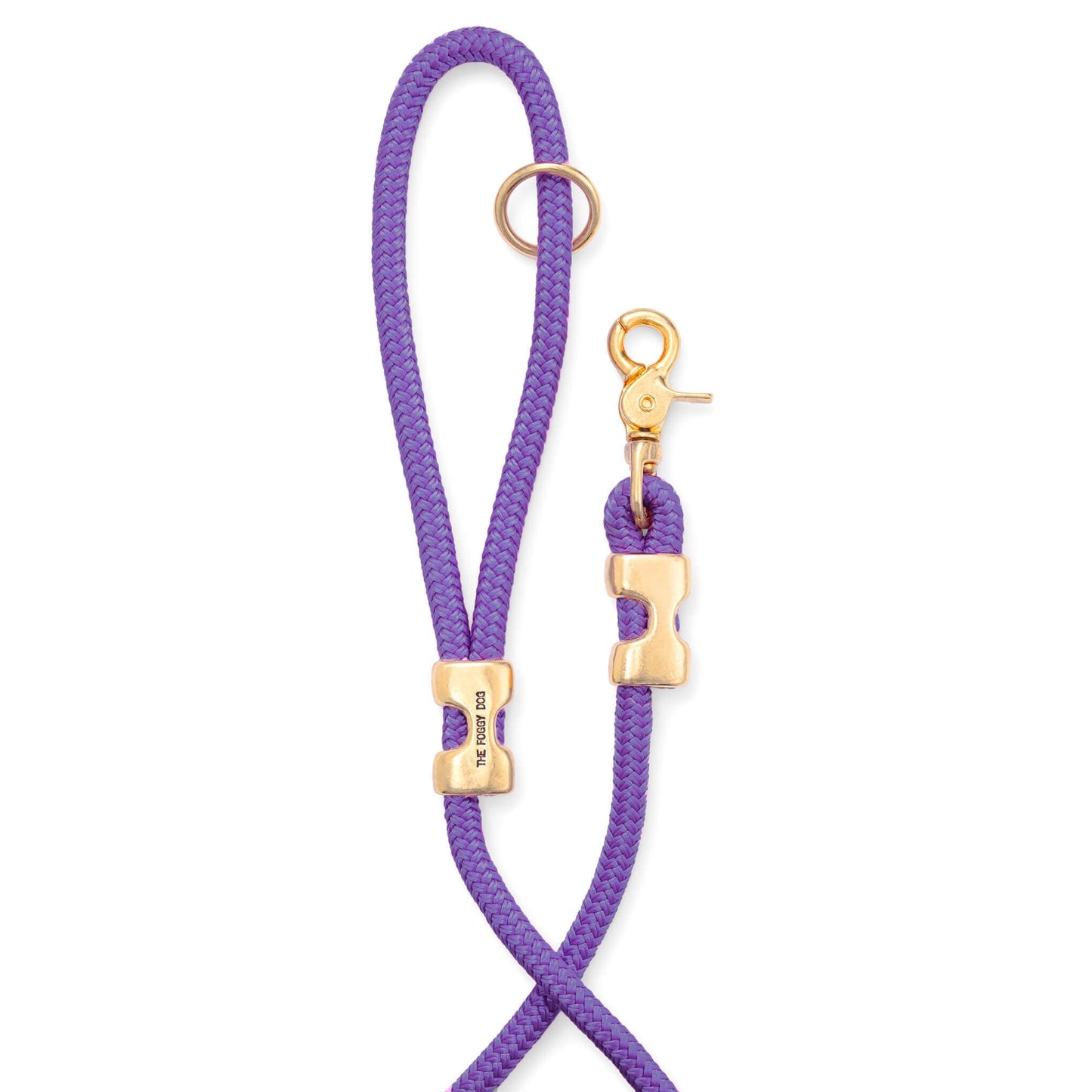 Violet Valentine's Day Marine Rope Dog Leash