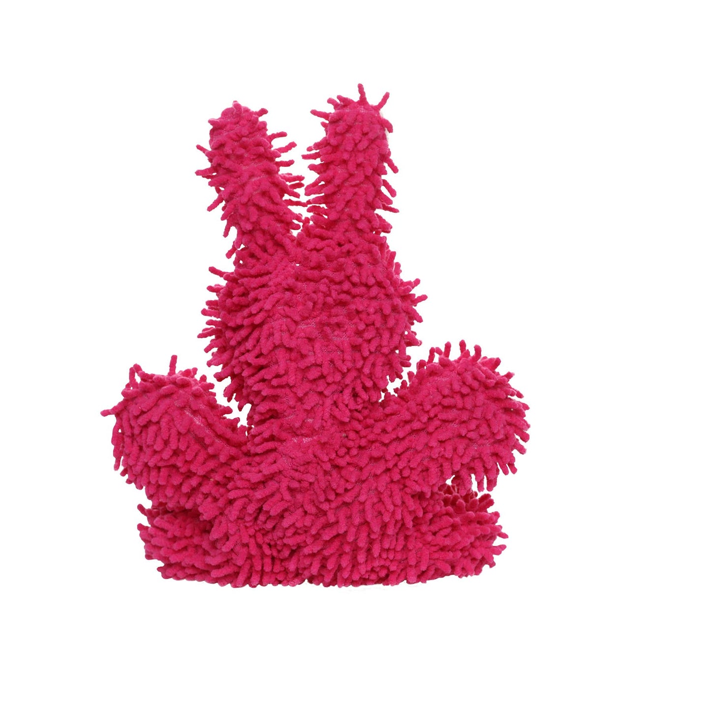Mighty Jr Microfiber Ball Rabbit, Durable, Squeaky Dog Toy