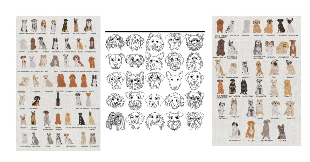 Heirloom Pup Wreath Sash