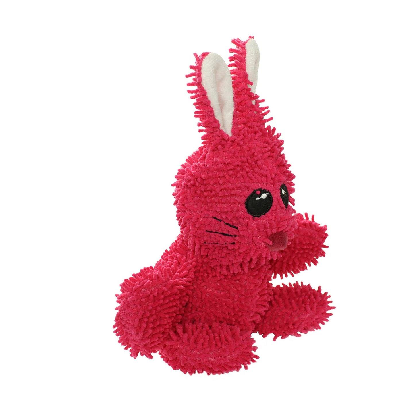 Mighty Microfiber Ball Med Rabbit, Durable, Squeaky Dog Toy
