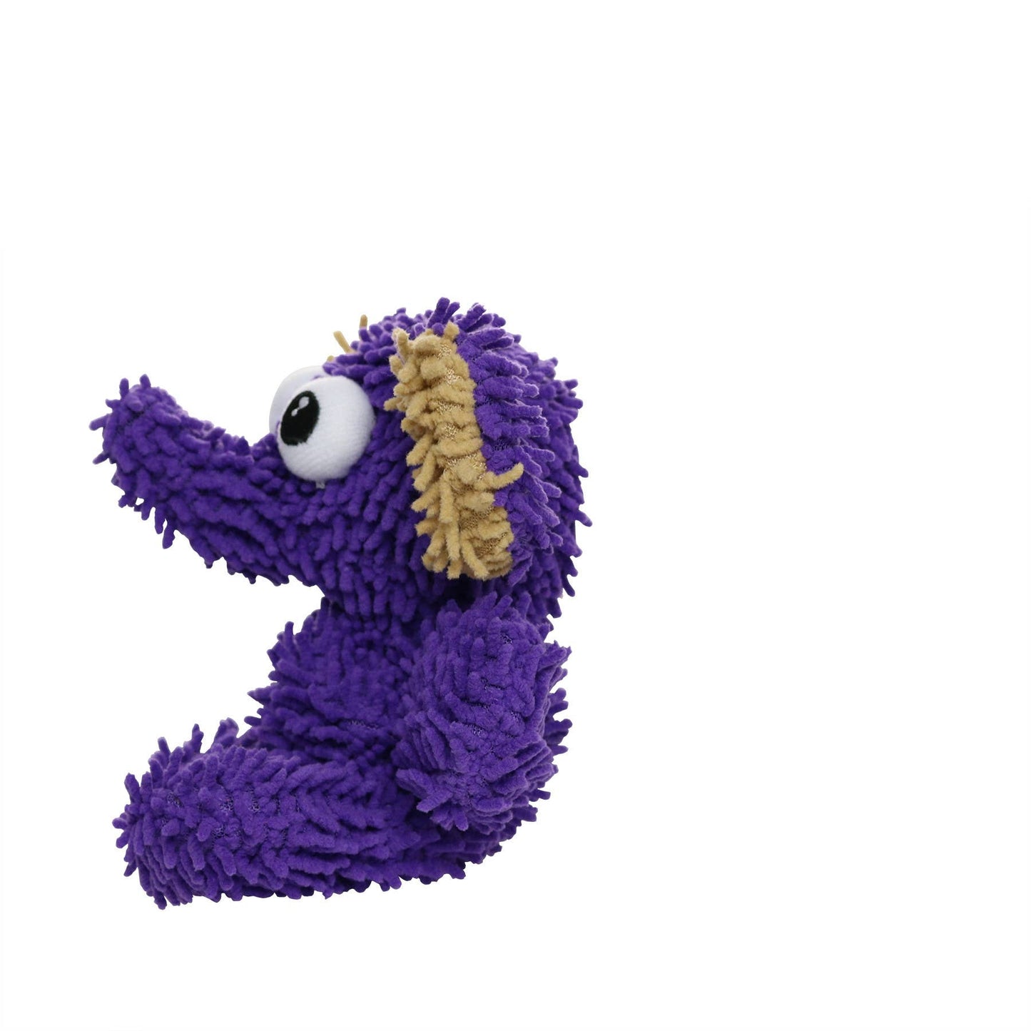 Mighty Jr Microfiber Ball Elephant, Durable, Squeaky Dog Toy