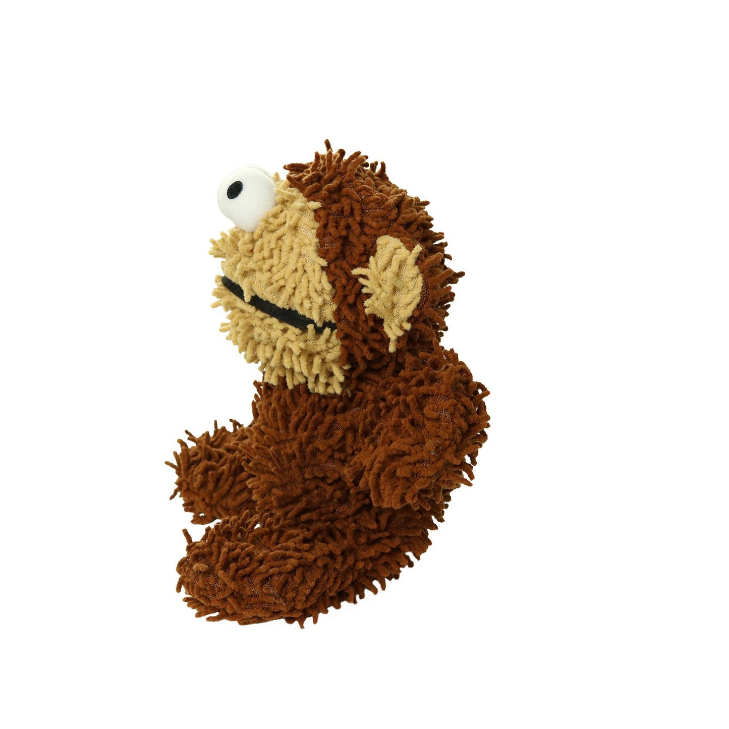Mighty Microfiber Ball Med Monkey, Durable, Squeaky Dog Toy