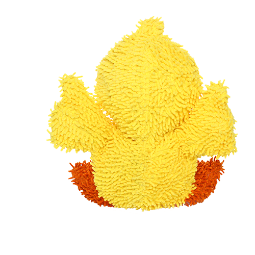 Mighty Microfiber Ball Duck, Durable, Squeaky Dog Toy