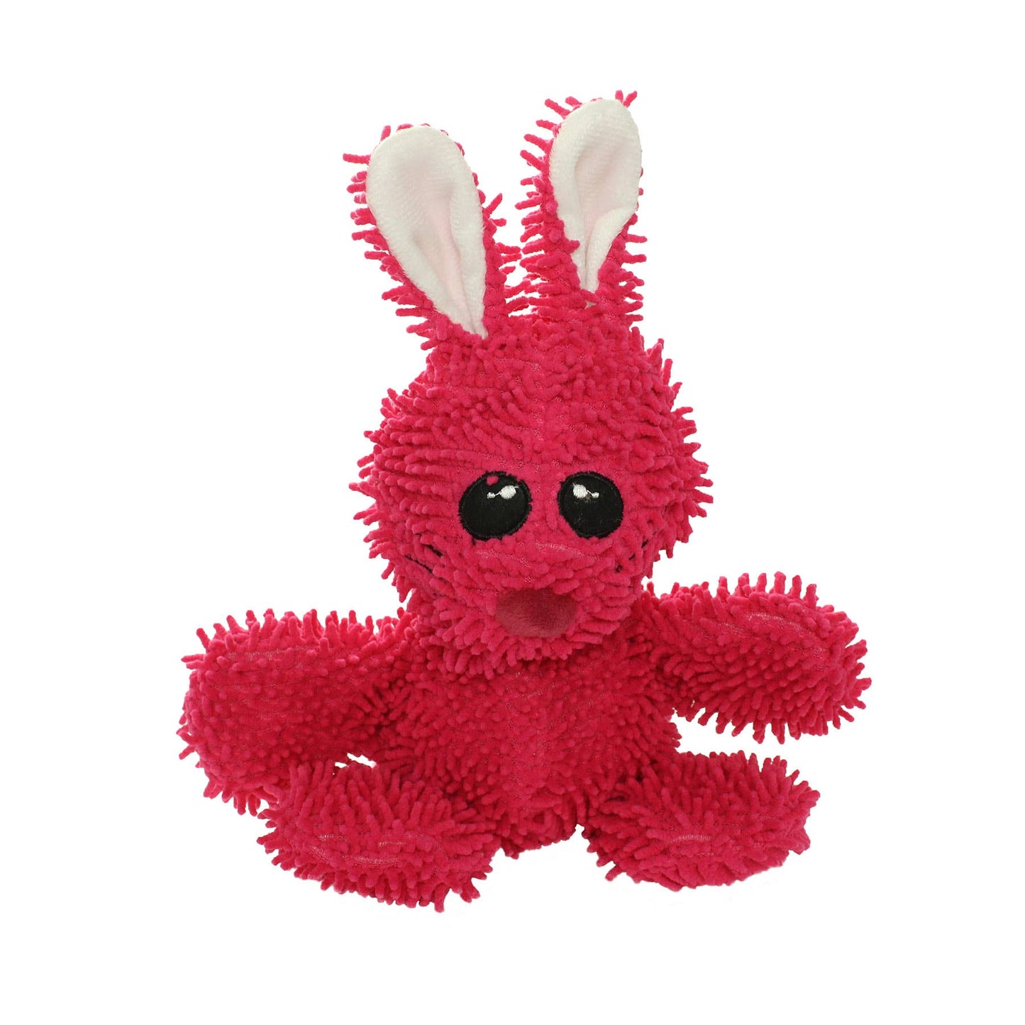 Mighty Microfiber Ball Med Rabbit, Durable, Squeaky Dog Toy