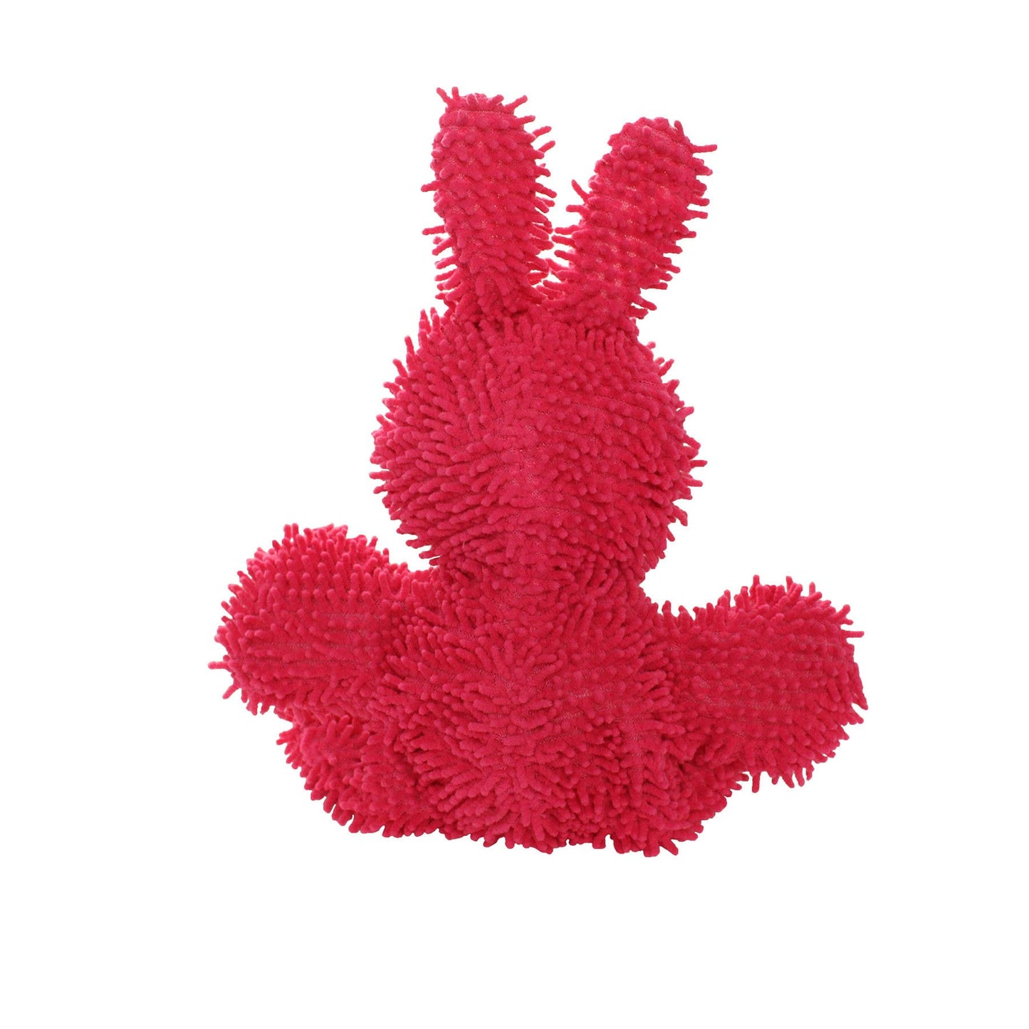 Mighty Microfiber Ball Med Rabbit, Durable, Squeaky Dog Toy