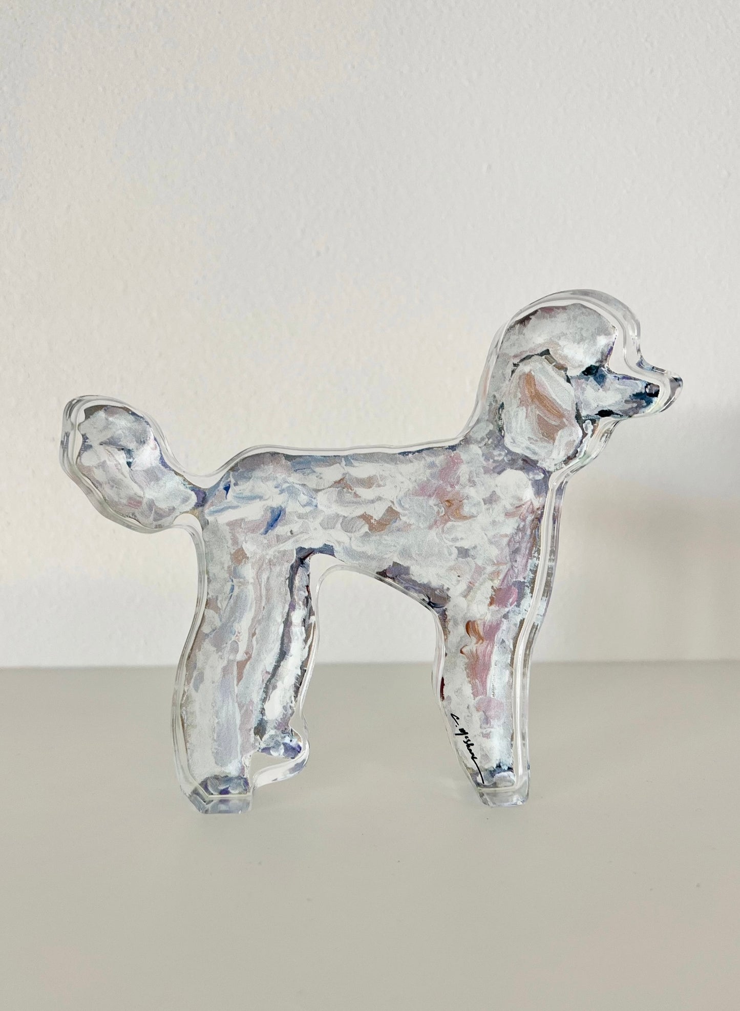 White poodle