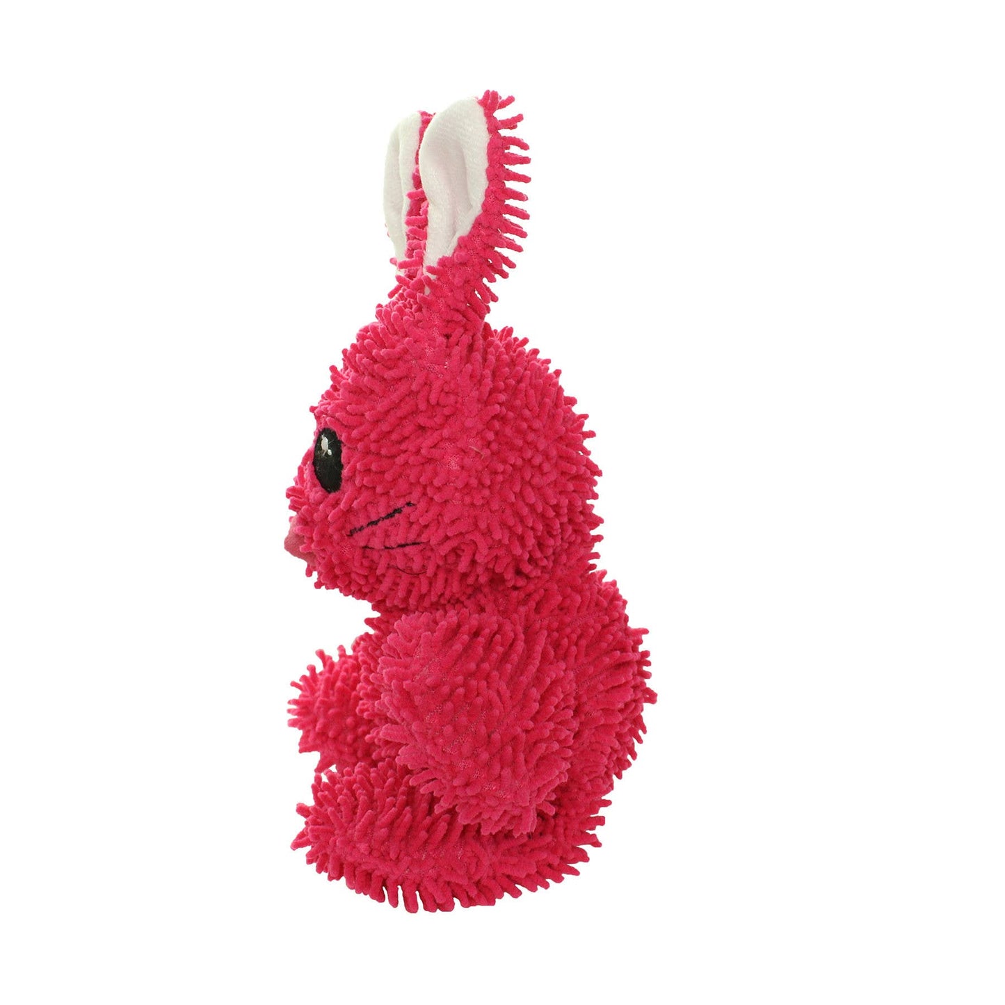 Mighty Microfiber Ball Med Rabbit, Durable, Squeaky Dog Toy