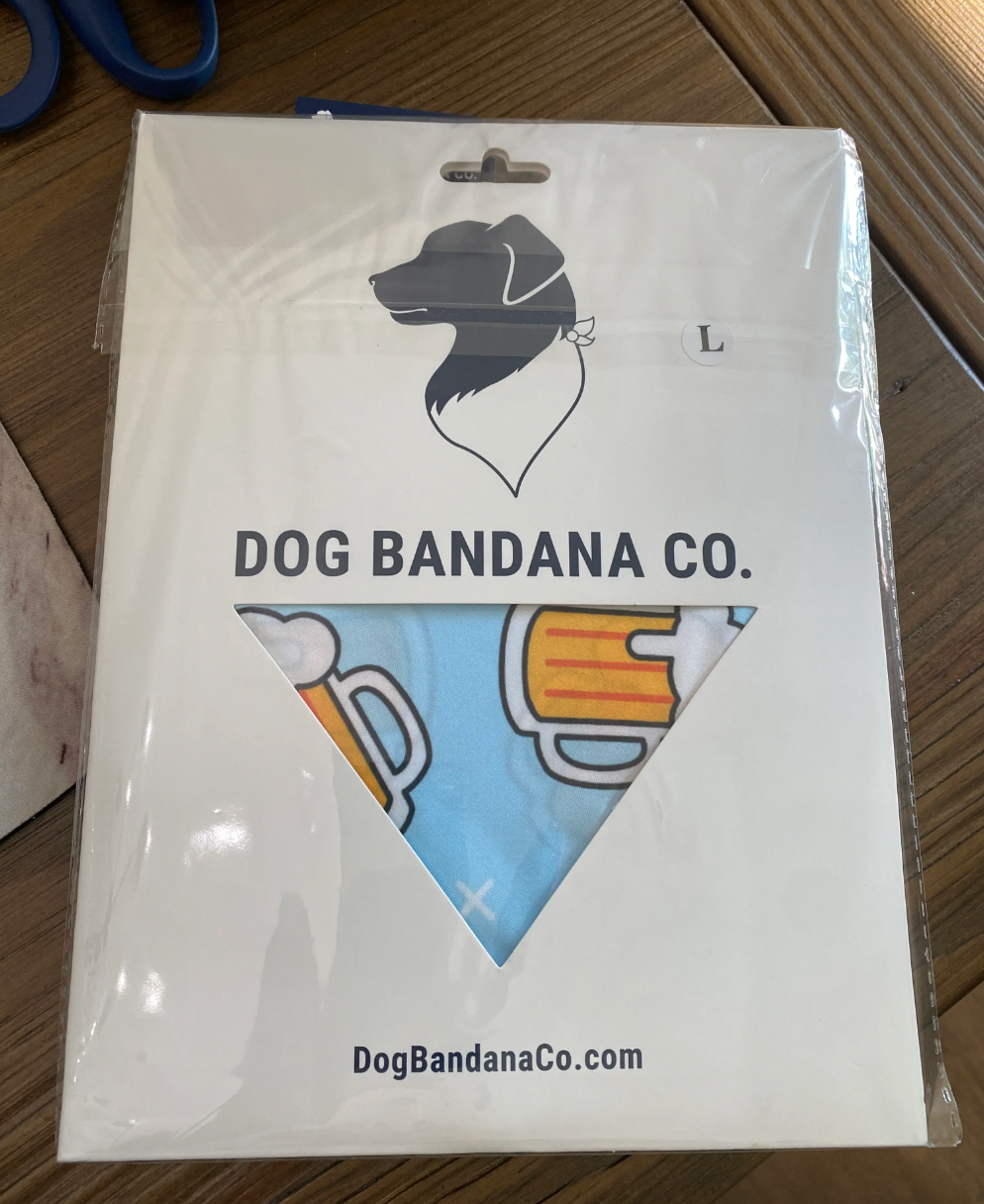 Strawberry & Watermelon Double Sided Tie & Snap Dog Bandana