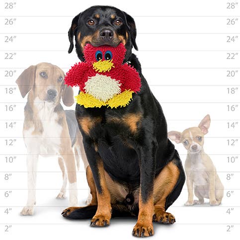 Mighty Microfiber Ball Med Penguin, Durable, Squeaky Dog Toy