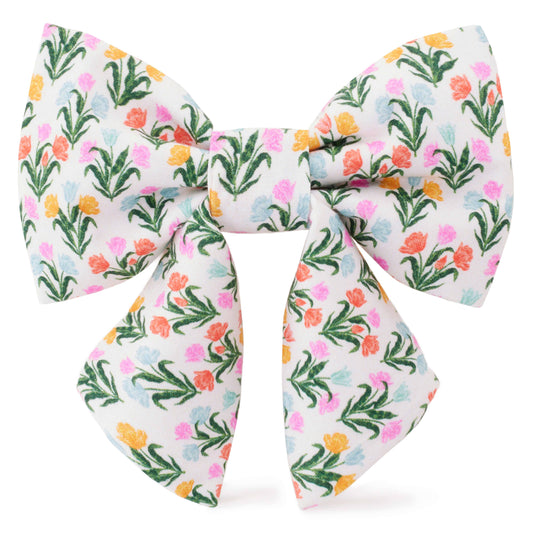 Rifle Paper Co. x TFD Tulips Spring Lady Dog Bow