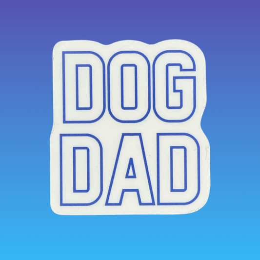 Dog Dad Vinyl Sticker