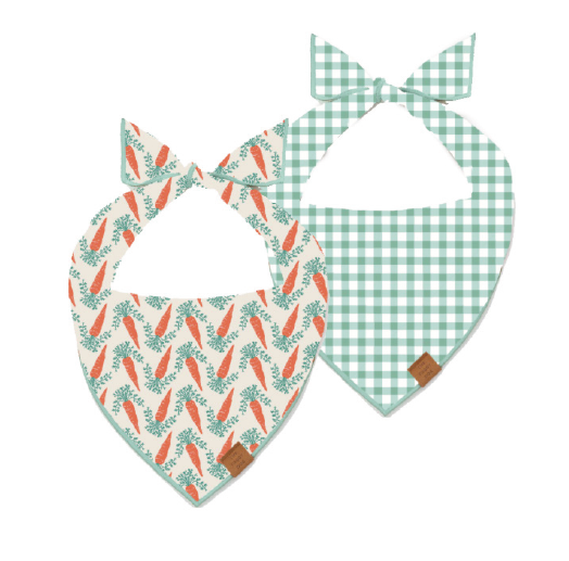 Carrot Patch Easter Reversible Dog Bandana