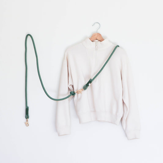 'Sage' - Hands Free Dog Braided Rope Leash