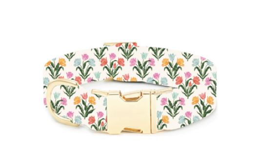 Rifle Paper Co. x TFD Tulips Spring Dog Collar