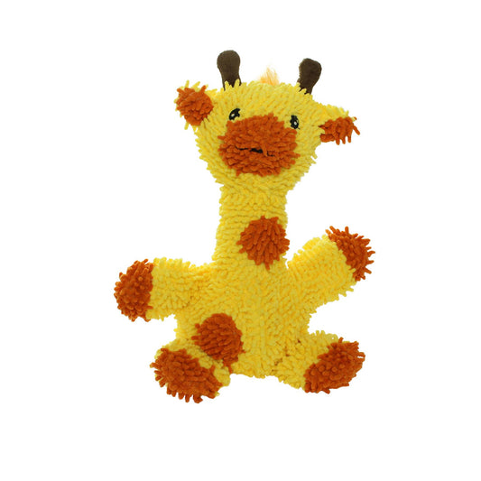 Mighty Microfiber Ball Med Giraffe, Durable, Squeaky Dog Toy