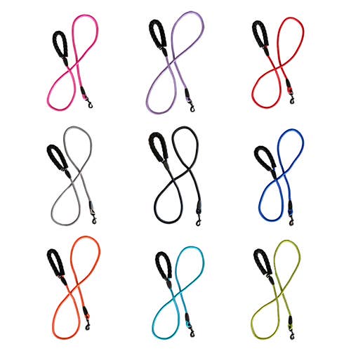 6 Foot Rope Leash Starter Pack/22 leashes, 11 colors (2ea)