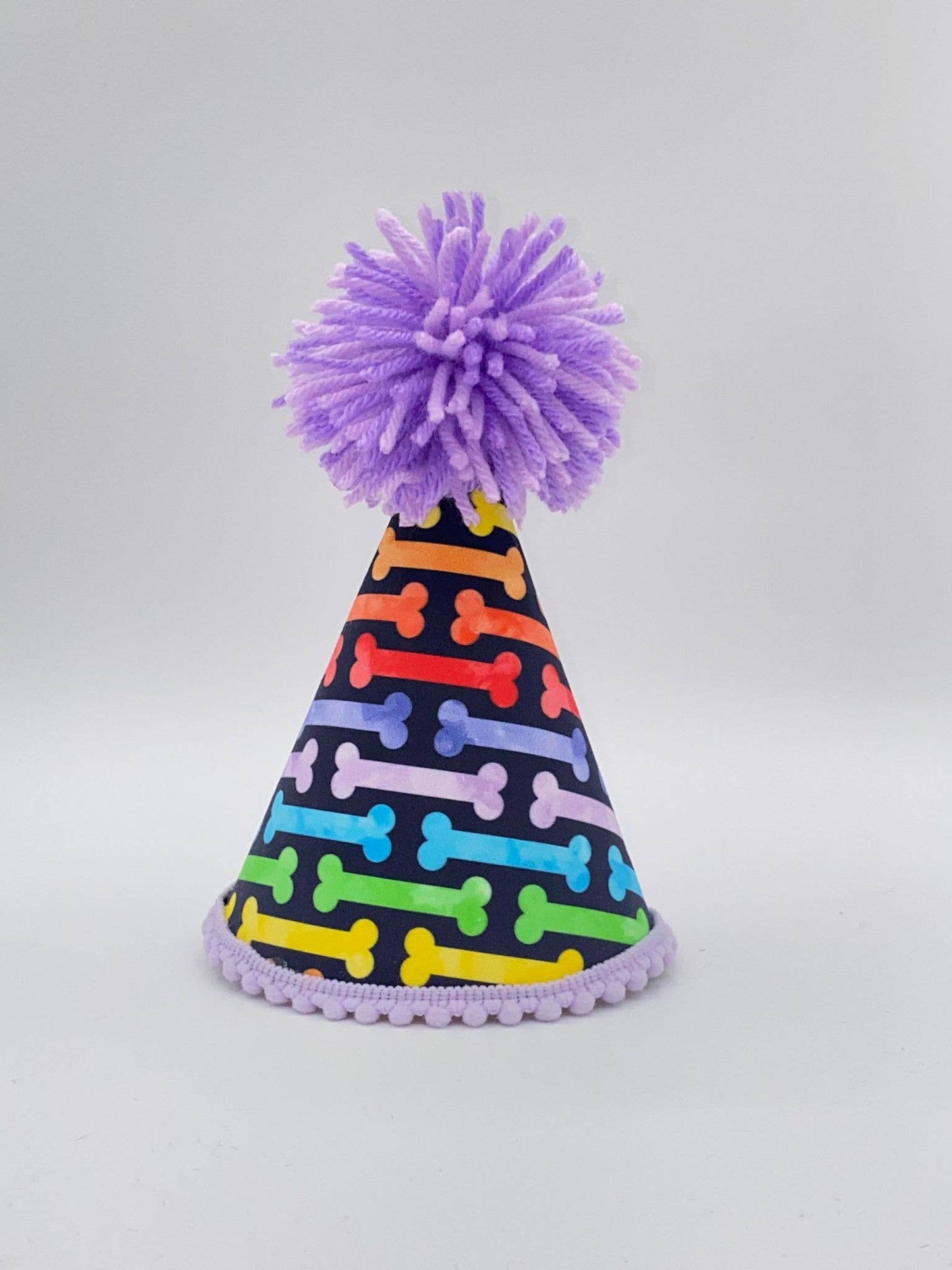 Rainbow Bones Party Hat
