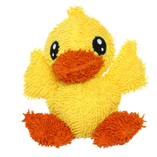 Mighty Microfiber Ball Duck, Durable, Squeaky Dog Toy