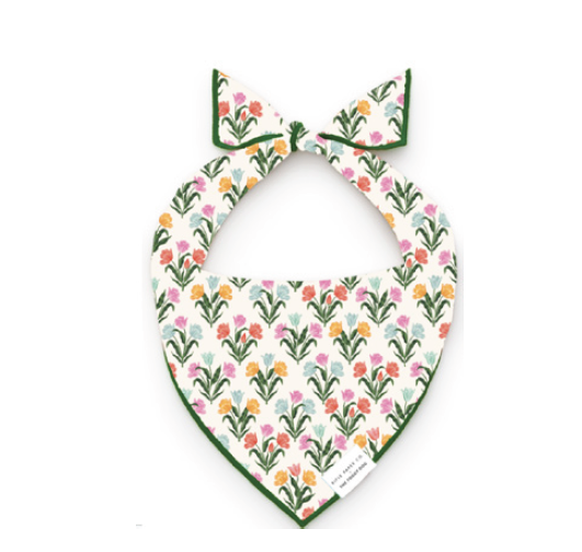 Rifle Paper Co. x TFD Tulips Spring Dog Bandana