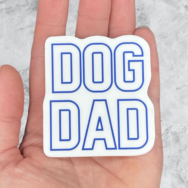 Dog Dad Vinyl Sticker