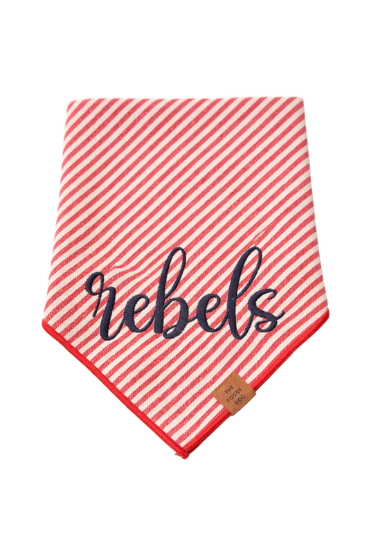 Red Rebels Stripe Bandana