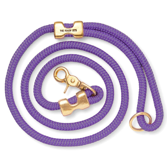 Violet Valentine's Day Marine Rope Dog Leash