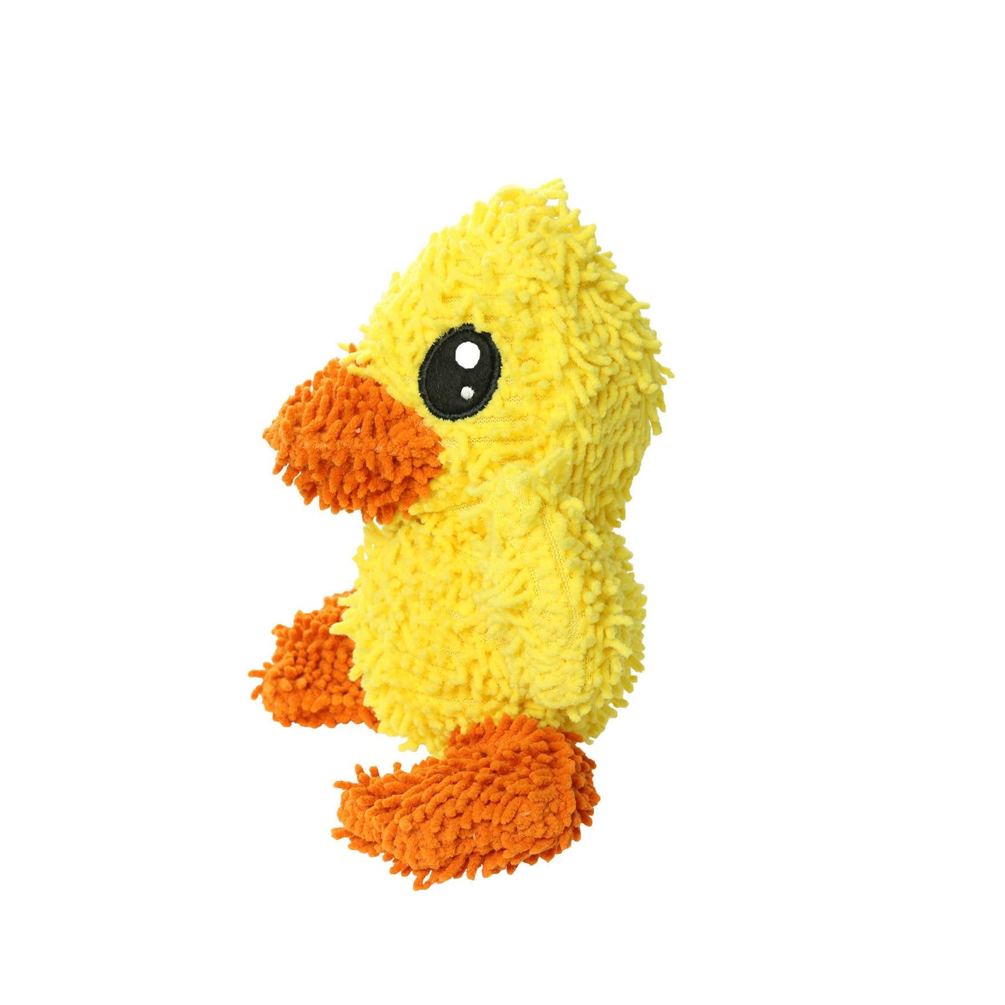 Mighty Microfiber Ball Med Duck, Durable, Squeaky Dog Toy