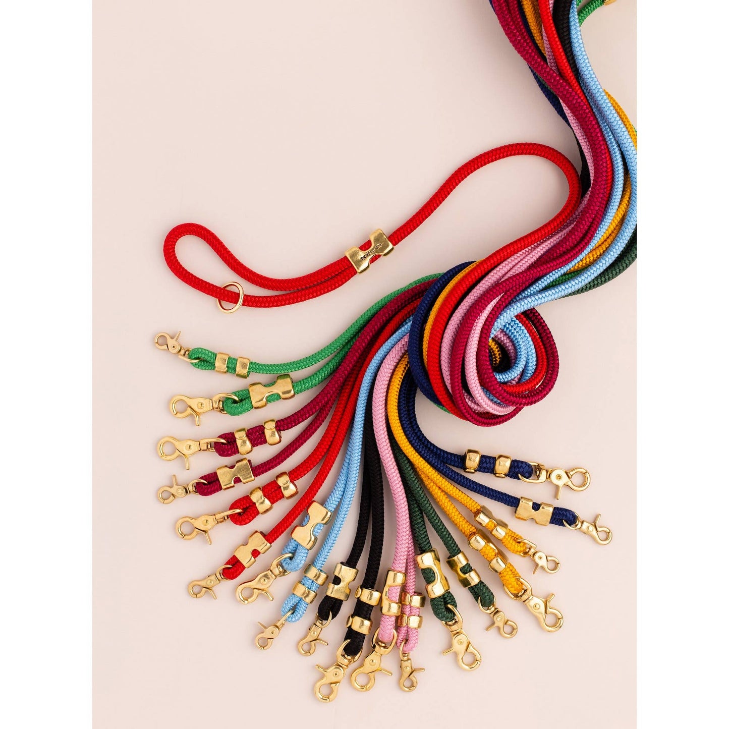 Ruby Valentine's Day Marine Rope Dog Leash
