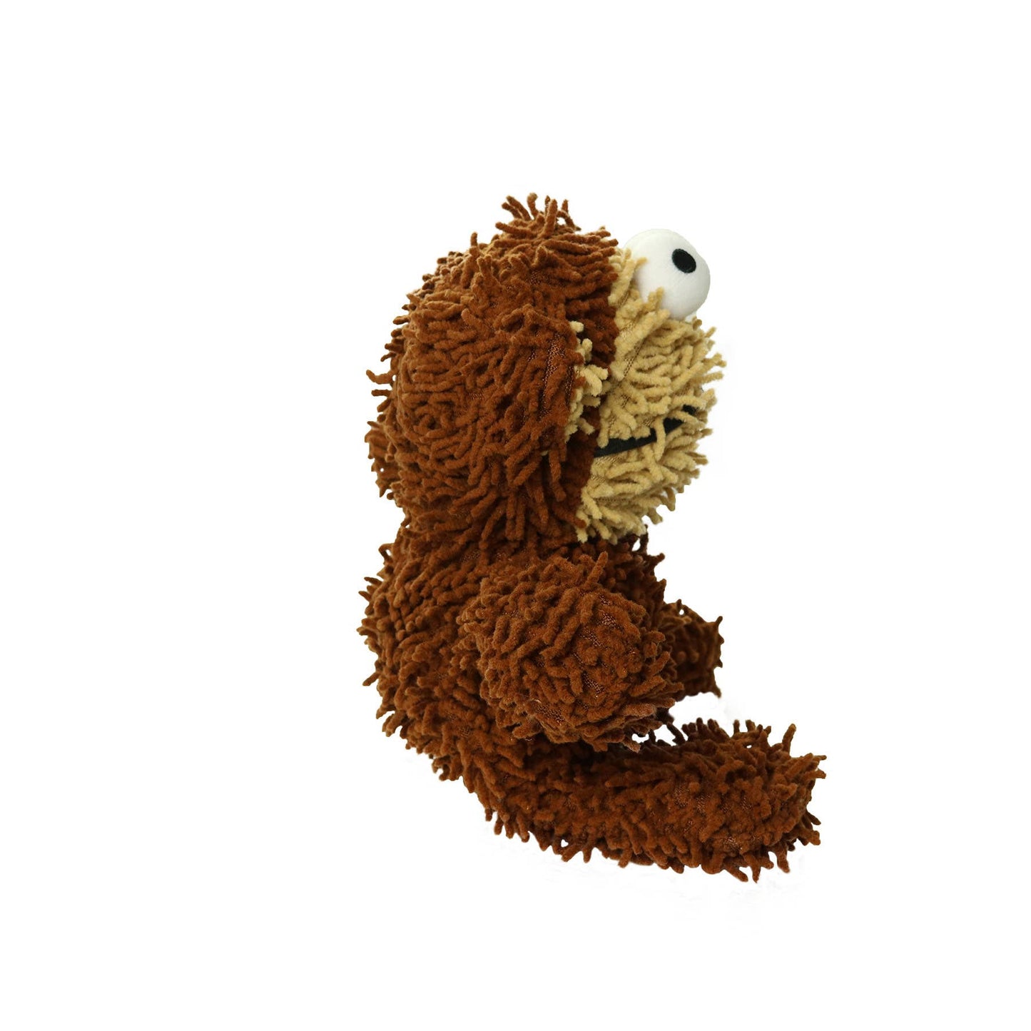 Mighty Microfiber Ball Med Monkey, Durable, Squeaky Dog Toy