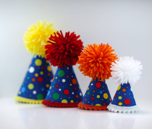 Blue Dots Party Hat